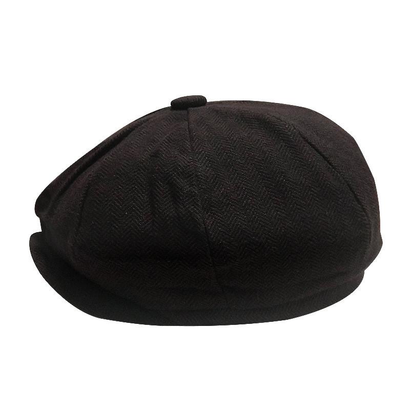 Wool Blend Octagon Hat For Men Women With Adjustable Fit For Winter Outdoor Casual Wear