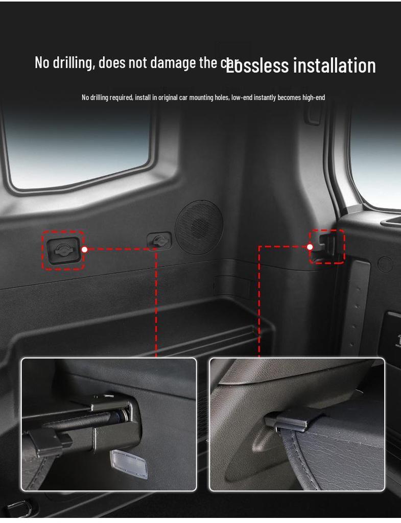 Compatible Trunk Sunshade Divider for JETOUR Traveler T2, Sanhai T2, L9, L6, T1, L7, CAR03