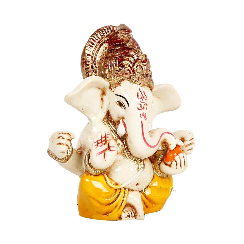 Ganesh Idol Murti Statue for Car Dashboard Gift Lord Ganesha Ganpati Idols Showpiece Figurine for Home
