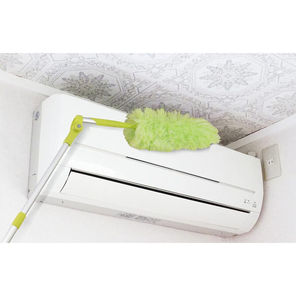 Fine Cleaning Dust Flexible Long For Cleaning High Mop, Removal, Mop, Green, Places, FIN-633GR