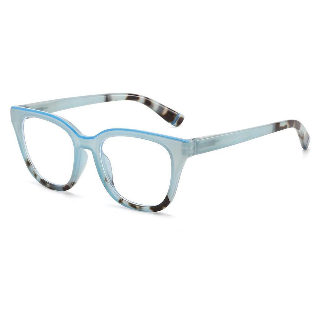 Trendige Lesebrille mit Leopardenmuster und Cat-Eye-Form, Blaulichtfilter, für Damen