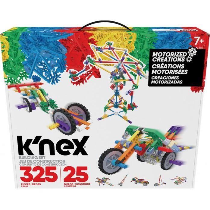 Jeu De Construction K'NEX - Wings&Wheels - 325 Tiges - Configurations 3D