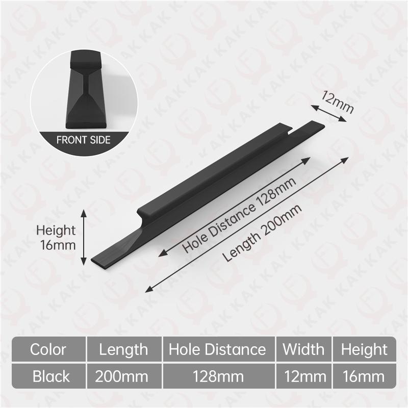 KAK Long Furniture Handles Kitchen Cabinet Knobs and Handles Shoe Cabinets Wardrobes Door Pulls 1000mm Door Handles Hardware