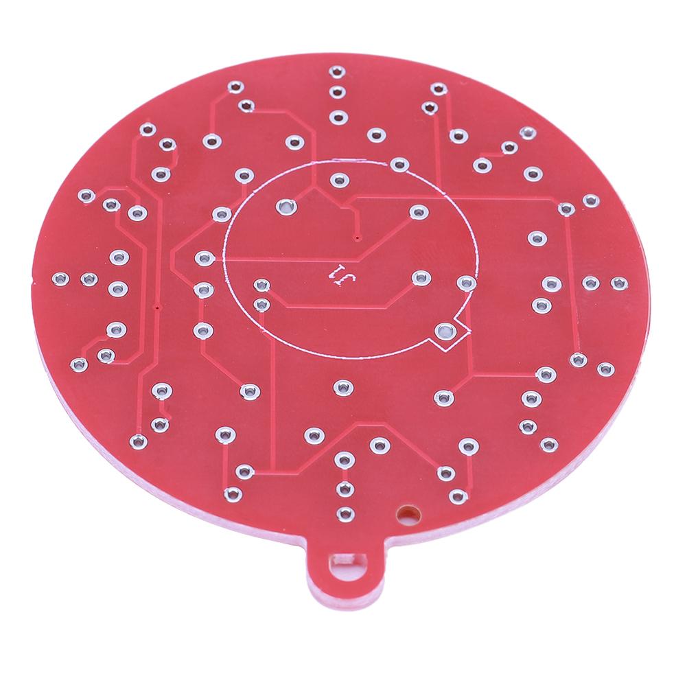 NE555 Christmas Tree Soldering Kit Red and Green LED Blinking Soldering Project DIY Kit Flashing Lights Soldering Practice Board