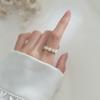 New style fresh daisy ring with feminine temperament, forest style sun flower open mouth eating rings
