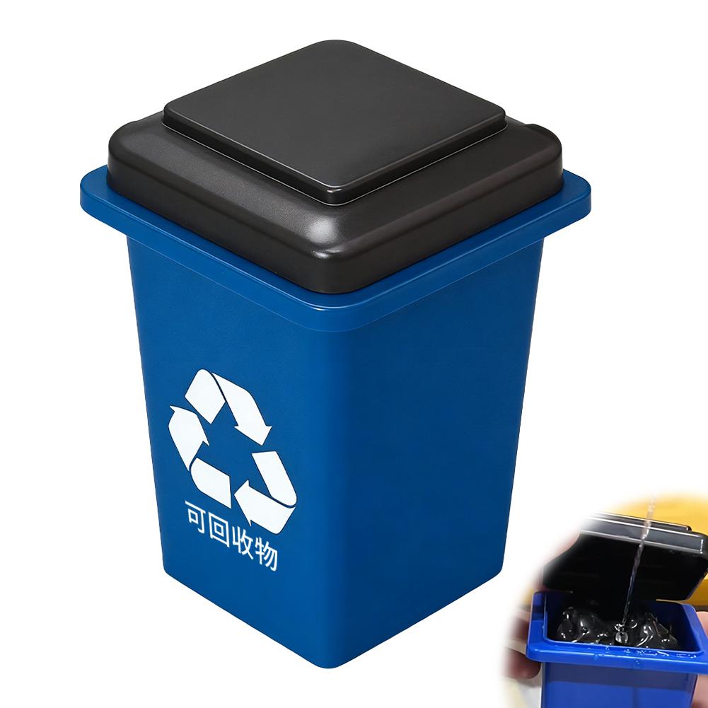 

Green Mini Food Waste Trash Can Sorting Toy Kids Educational Water Play Garbage Bin Desktop Sorting Game Simulation Bucket