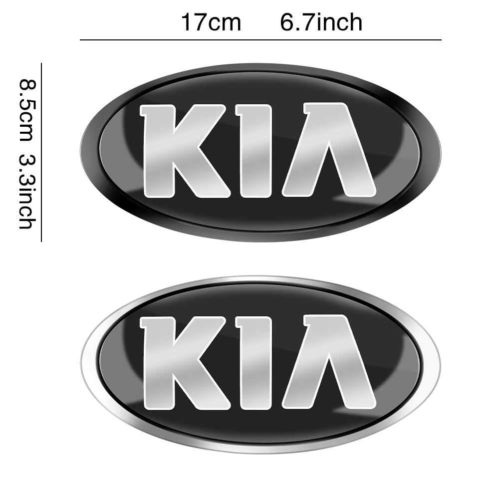 SWIR7 Car Styling Front Hood Emblem Rear Trunk Badge Sticker Modified Parts For KIA KN Pegas Sorento Soul Cerato Sportage Optima Niro