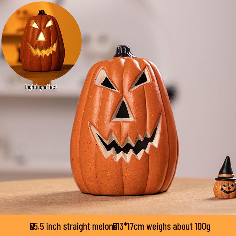 Large Outdoor Pumpkin Lantern: DIY Halloween Decorations for Kindergarten and Scene Layouts