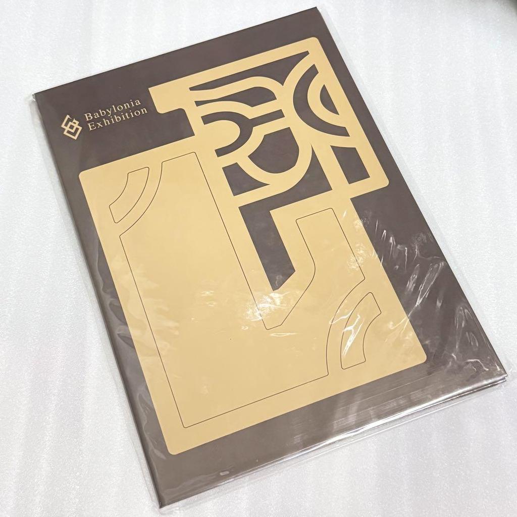 [USED] FGO Babylonia Exhibition Limited Edition Illustration Card Posca Bookmark Gilgamesh