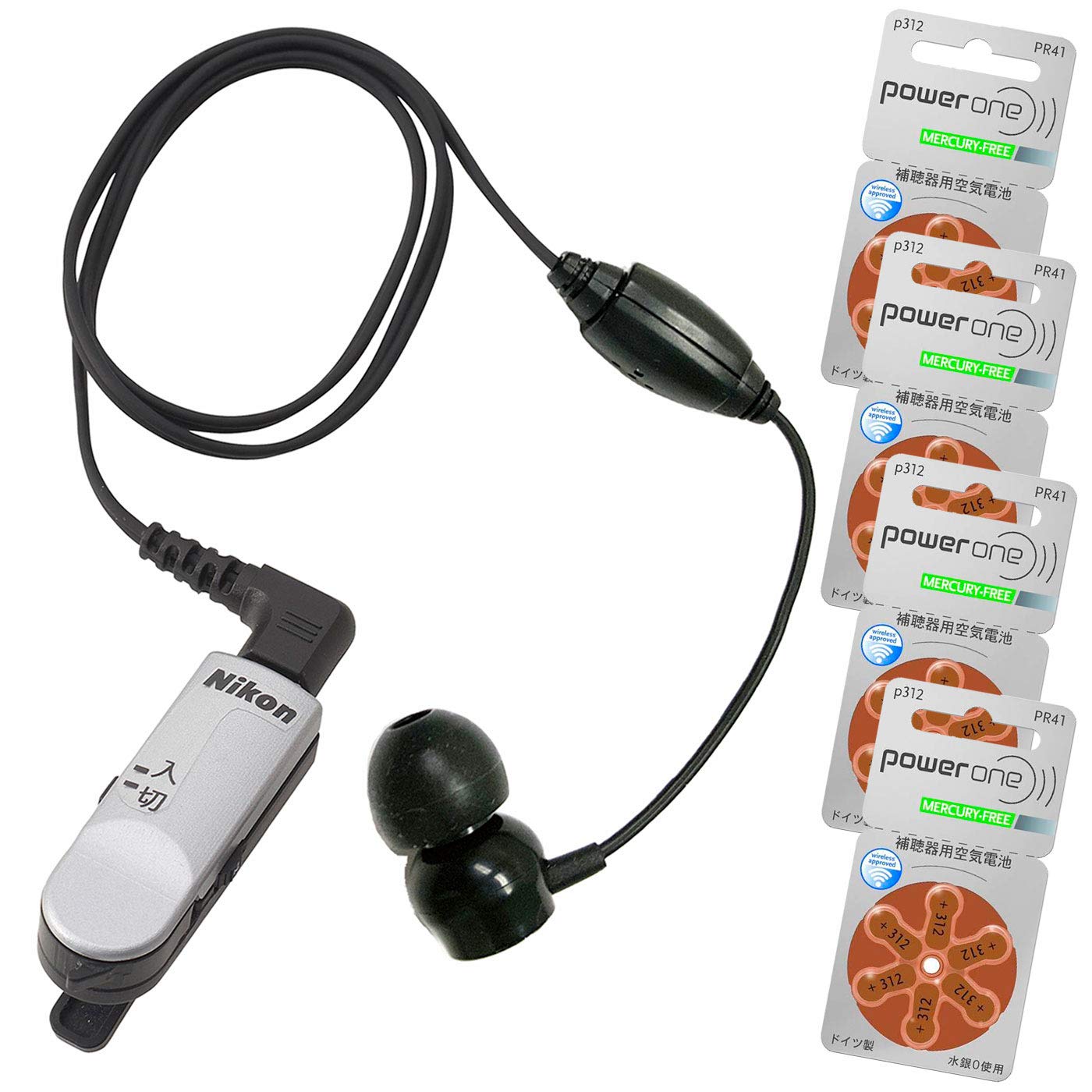 

Nikon Ultra Compact High Power Sound Collector Clip Mini Power NHE-01P Lightweight Easy Dial Volume Adjustment Made in Japan Comes with Nikon Special