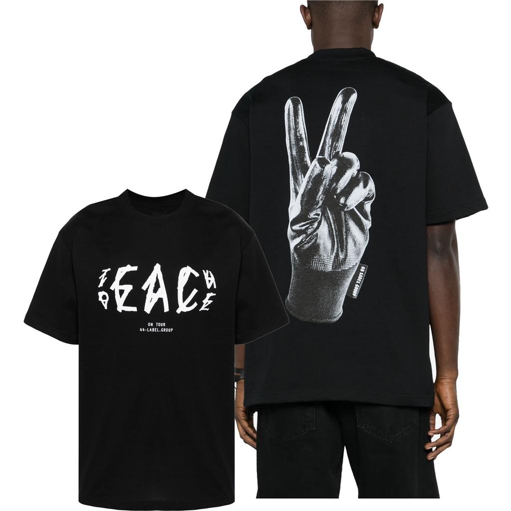 44 LABEL GROUP Cotton T-shirt Men's Women's Hip Hop Letter Printed Oversized T-Shirt Quality Designer Brand Tee Tops Streetwear Female Male Clothing