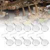 20pcs Partially Prepared Products Earring Blank Bezels Blank Bezel Earring Trays  DIY Jewelry Making