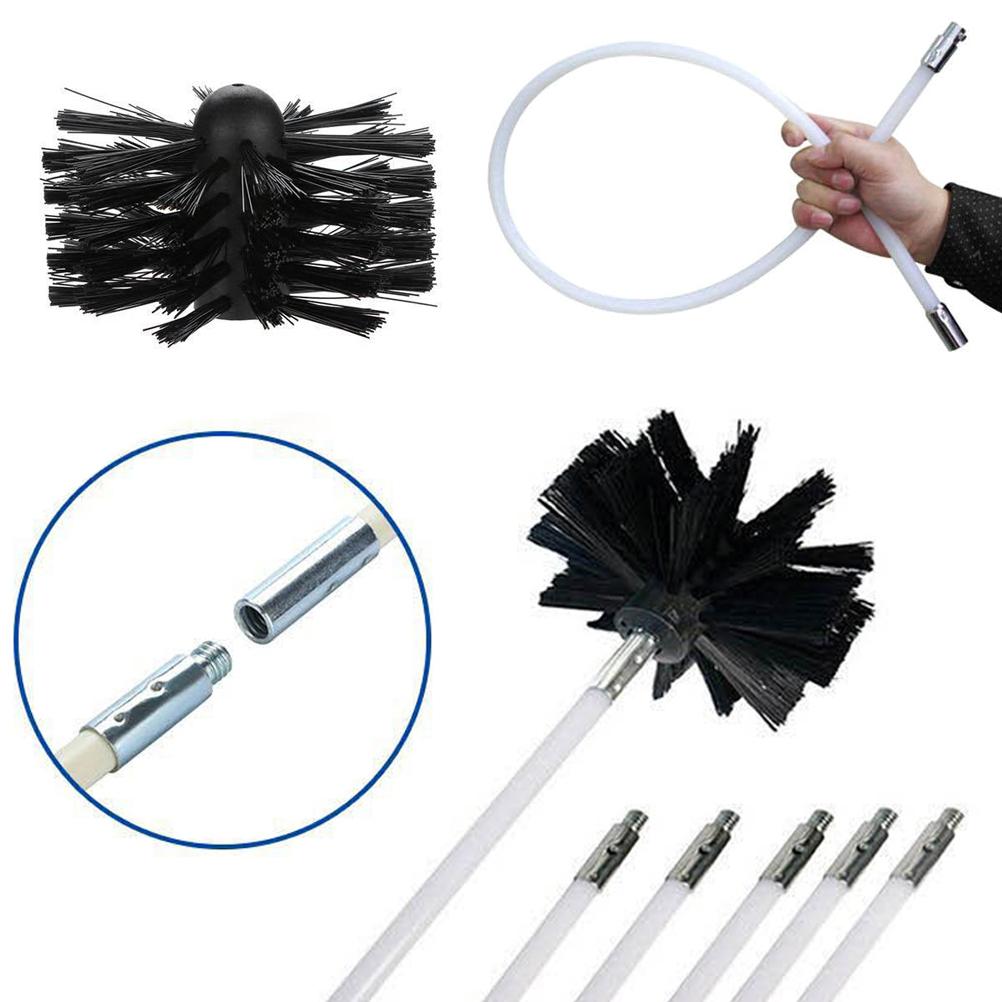 Chimney Cleaning Brush Chimney Sweeping Tool and Rods Kit Duct Clean Kit Cleaning Tool