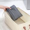 Extra Large Foldable Clothes Hamper Space Saving Foldable Nylon Laundry Basket with Reinforced Carry Handle