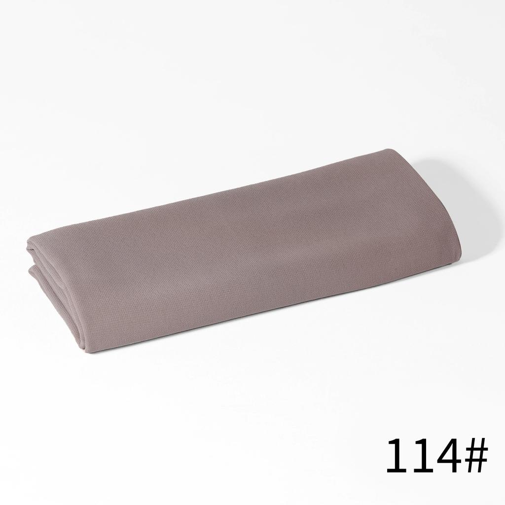- New Monochrome Pearl Chiffon Bubble Towel Women'S Scarf Long Scarf Windproof And Sand-Proof Four-Season Scarf