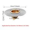 34-100mm Dia Hole Sink Strainer Floor Drain Fast Drainage Insert Drain Plug  Toilet