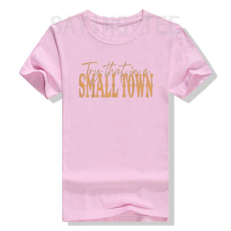 Try That In A Small Town Shirt, Jason Aldeans T-Shirt for Men Women Western Town,Country Music Lover Tee Top Graphic Outfit Gift