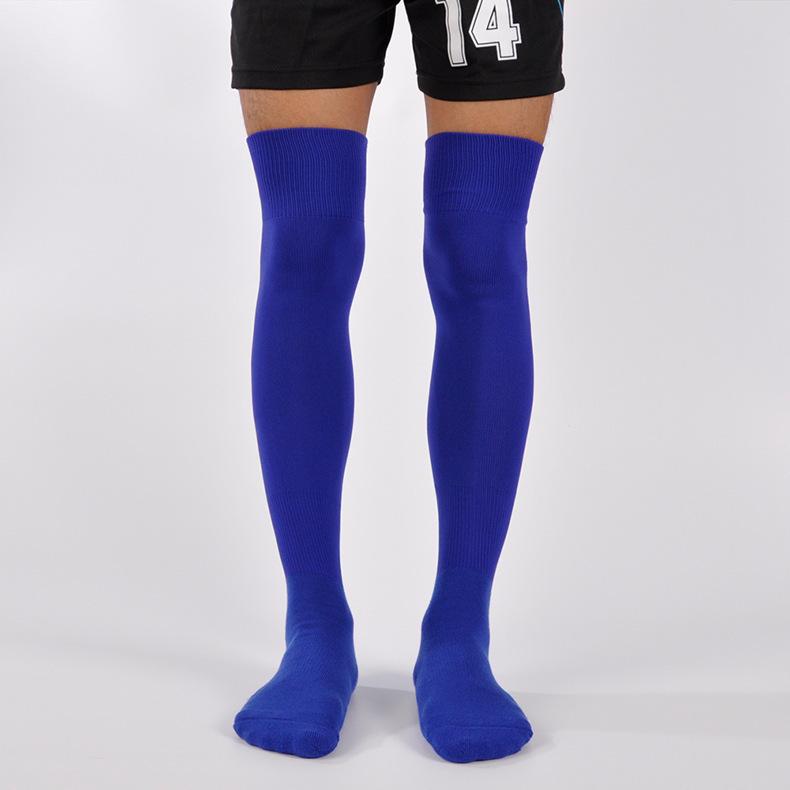 

Men s Long Thigh-High Football Socks: Non-Slip, Sweat-Absorbent, Thickened Towel Bottom, Plus Size, Solid Color, Adult Training. Medium