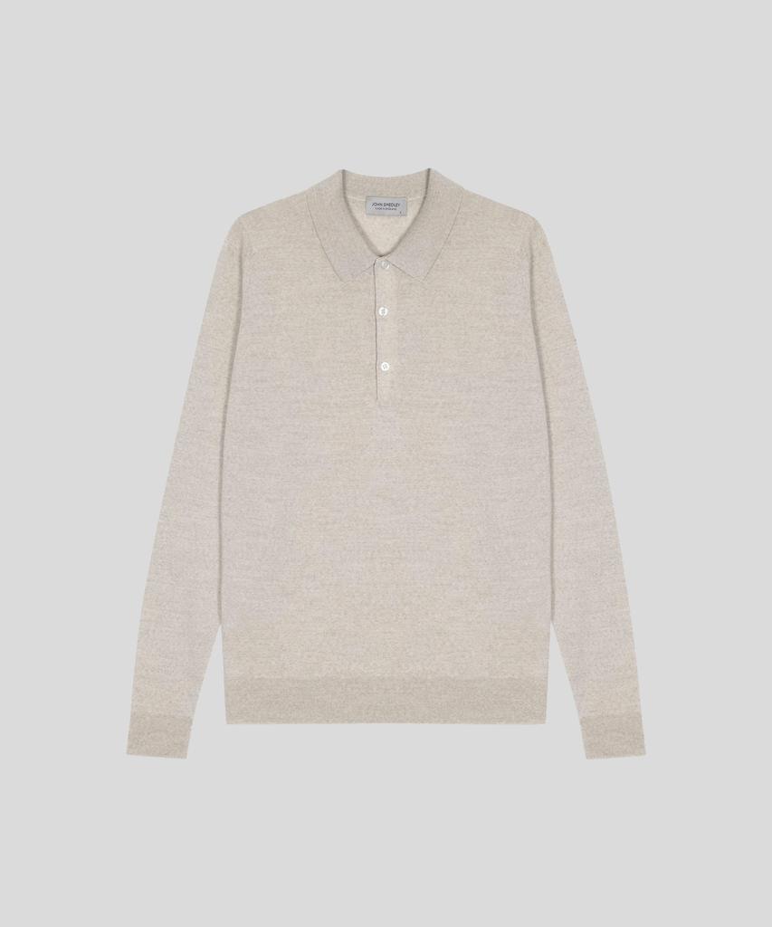 JOHN SMEDLEY Belper Extra Fine Merino Wool Standard Fit Polo Knit Core 10 Colors (A Type)