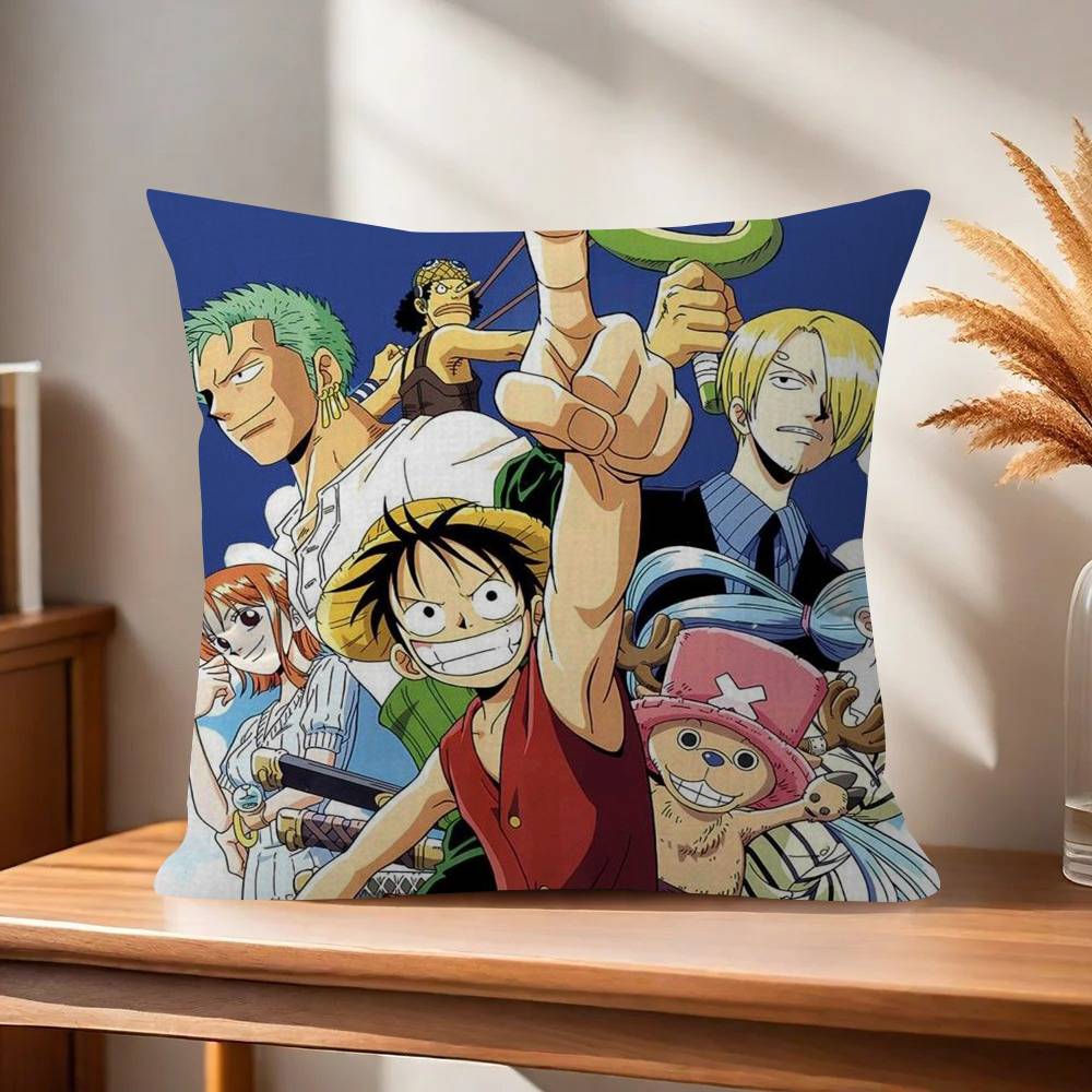 Pillow Cushion Cover Pillowcase Living Room Sofa Home Decor Customized Japan ooOne Piece Anime
