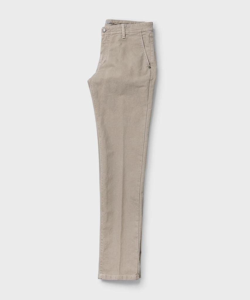PANICALE Regular Slim Fit Cotton Pants [Beige]