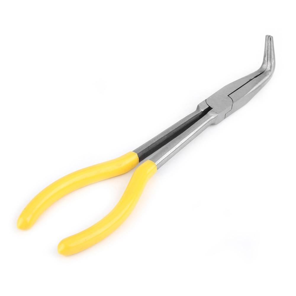 45 Degree Bend Long Reach Pliers Extra Long Long Nose Pliers Needle Nose Pliers  Vehicle Repairing