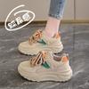 Trend Versatile Little White Shoes Autumn Women's Shoes 2025 New Thick-soled High Board Shoes Ins Trendy Sports and Leisure Shoes