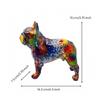 Adorable Dog Figurine | Lightweight Resin Construction, Compact Modern Design, Statue, for