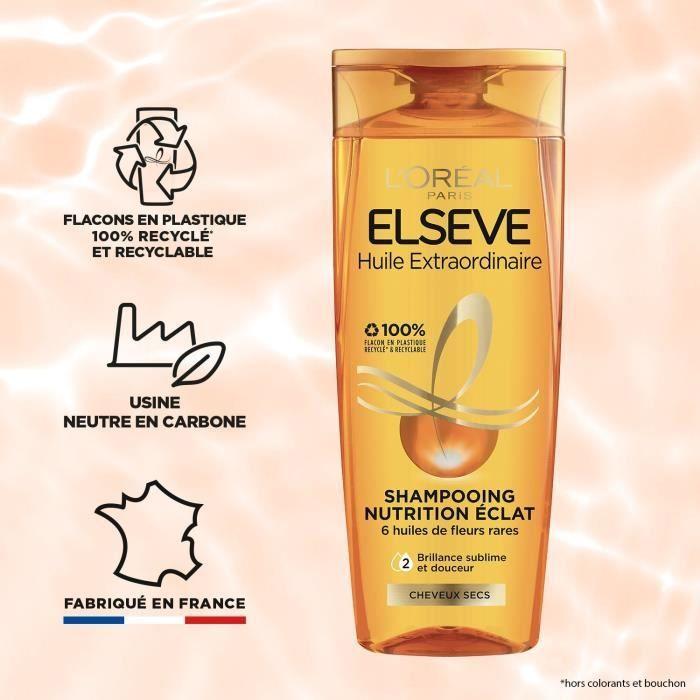 Shampoing Nutrition éclat Elsève L'OREAL PARIS - Cheveux Secs - 250 ml