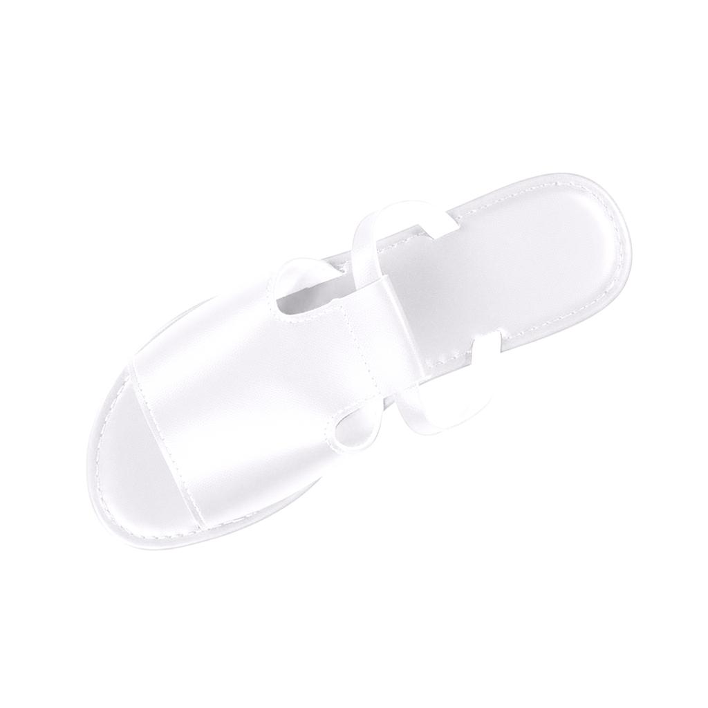 Women's Cut Out Slide Sandals Open Toe Summer Flat Sandals Outdoor Shoes