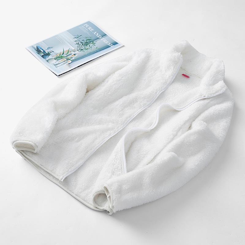 Unisex Sherpa Baseballjacke aus Plüsch - Warme Fleecejacke für Damen & Herren