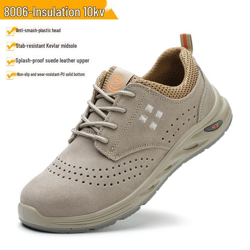 Pantofi de Sudură cu Bombeu din Oțel din Piele de Vacă - Antizdrobire, Antiperforație, Izolați, Încălțăminte de Siguranță cu Top Scund pentru Sudori.