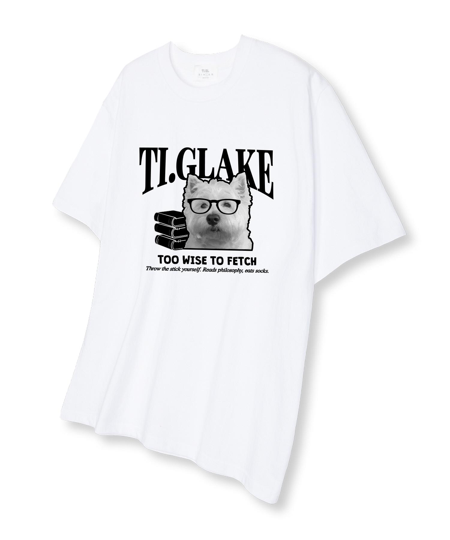 Tee Glake Twice Oversized Short Sleeve T-Shirt White L
