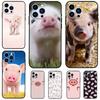 Funny Cute Lovely Pig Phone Case For iPhone 17 Pro Max 15 14 13 12 11 16 Pro Max Plus 12 13 Mini 16e 17 Air Cover