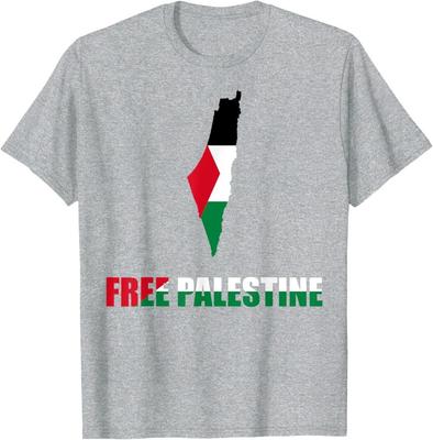 Wolna Palestyna, Wolność Dla Palestyny, Koszulka Unisex z Flagą Palestyny