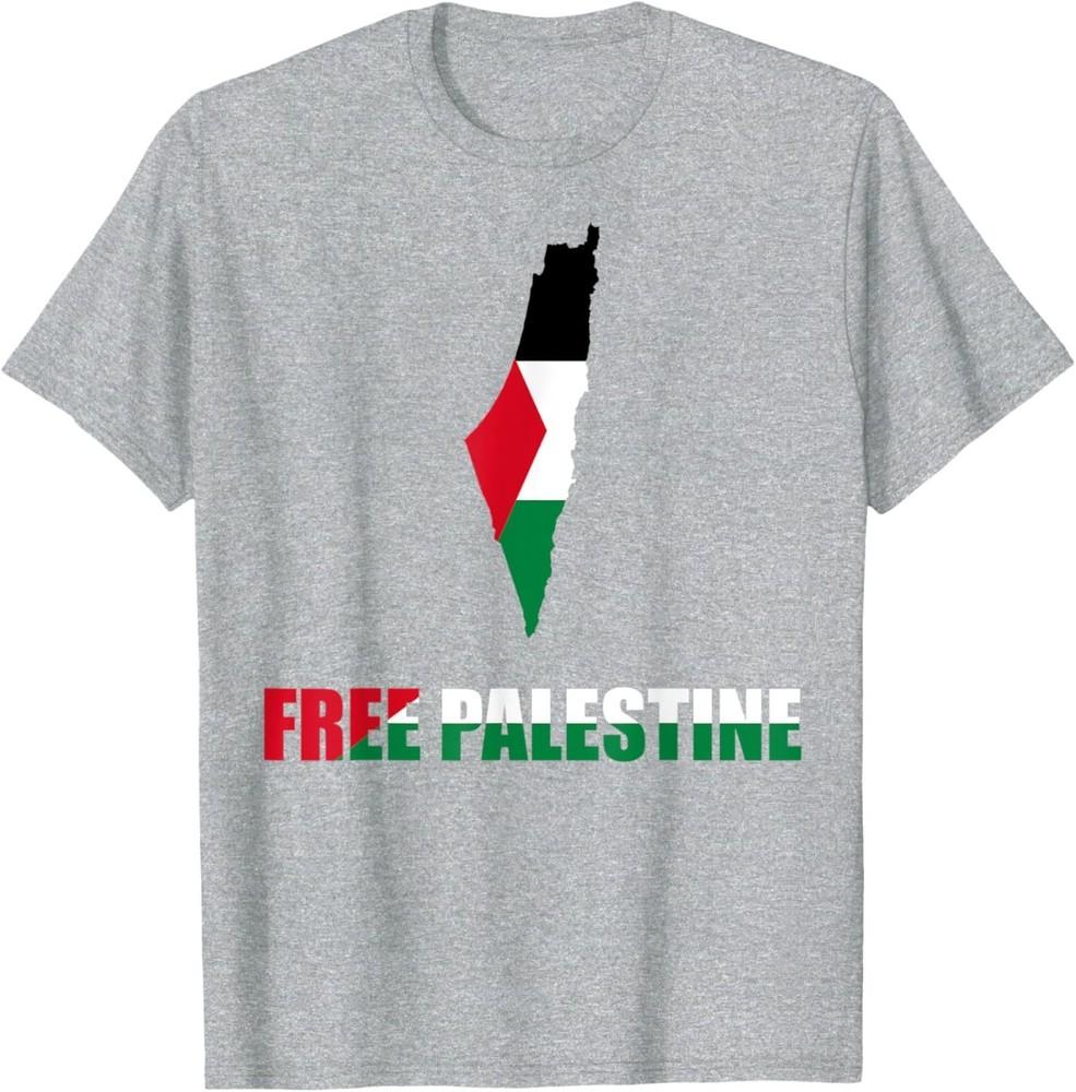 Свободная Палестина, Свобода Палестине, Футболка унисекс с флагом Палестины S