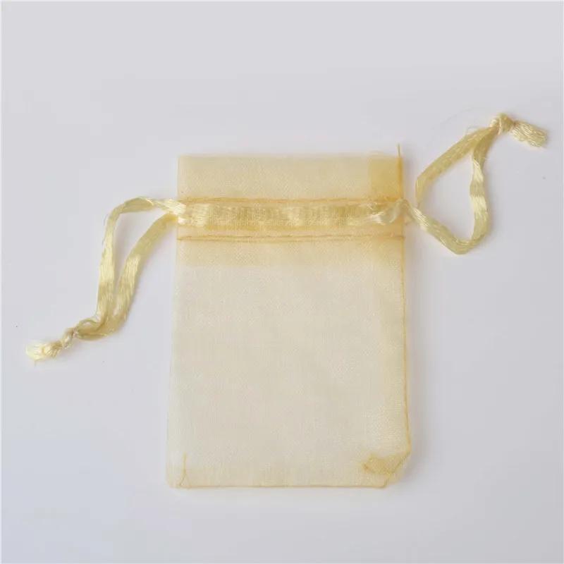 

10pcs 7x9cm Organza Gift Bag Jewelry Packaging Candy Christmas Halloween Wedding Party Goodie Packing Favors Cake Sweets Bags 7x9cm&organza bag золотой