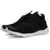 Reebok Furylite Knit Round Toe Lace-Up Slip-Resistant Durable Low-Top Casual Shoes Unisex Sneaker Black CN0309