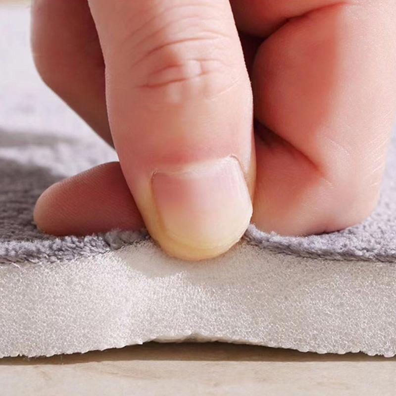 Xiaomi Super Absorbent Floor Mat Bathroom Mat Super Anti-Slip Coral Velvet Bathroom Floor Mat Door Mat Living Room Bedroom