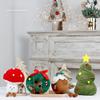 Christmas Tree Decoration Cute Mushroom Wreath Gingerbread Man Christmas Tree Ornament Soft Touch Doll For Kids Christmas Gift