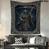 Death Wall Tapestry Aesthetic Wall Hanging Printed Fabric Blanket Decorative Tapestries for Bedroom Living Room Home Decor