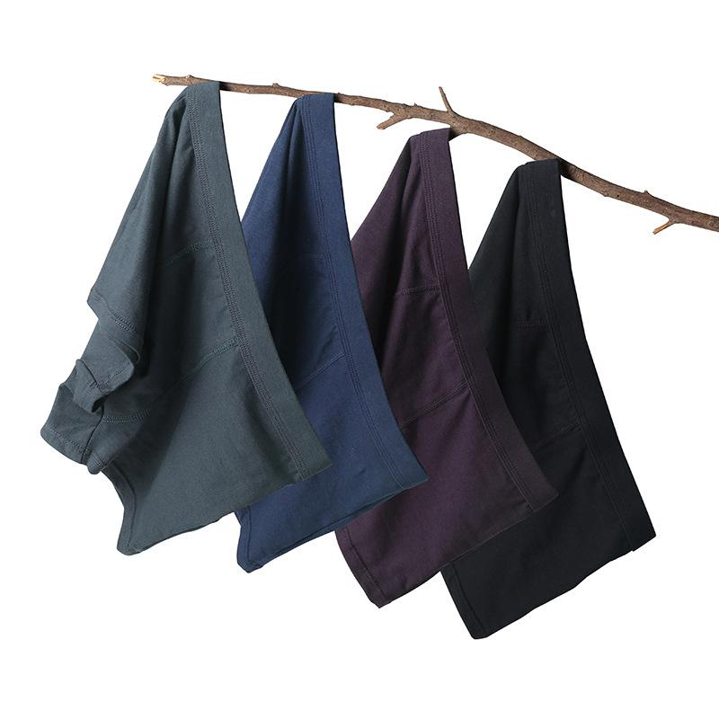 6Pcs Oversized Underwear Men Solid Cotton Boxers Comfort Mid‑Waist Boxer Briefs For Big Guys Daily Wear Panties L XL 2XL 3XL 4XL 5XL 6XL