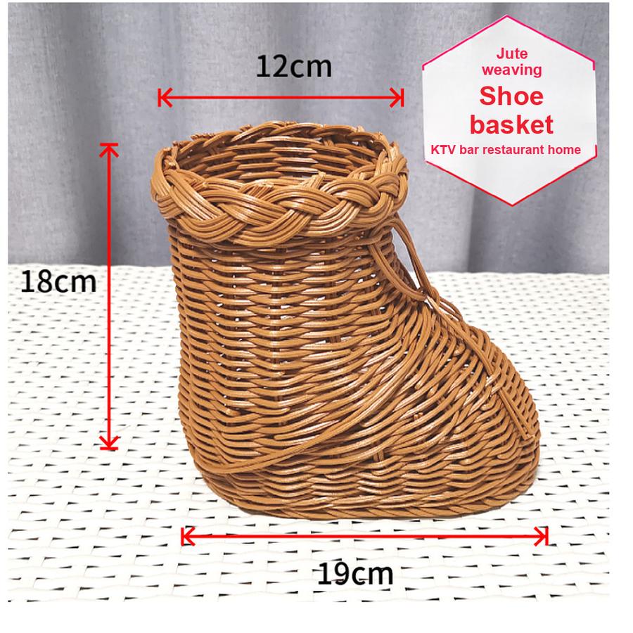 Cesta de Armazenamento Cesta de Frutas Estante de Mesa de Centro para Sala de Estar Criativa Moderna Casa Plástico Cestas de Vime Decorativas de Mesa