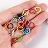 10PCS Jewelry Making Connecting Ring Open Rings Baking Paint Open Loop  DIY Jewelry