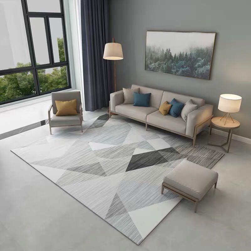 Style Living Room Carpet Floor Mat Simple Nordic Printed Carpet Bedroom Bedside Blanket Wholesale
