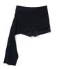 YOUHEE Slogan Skirt Pants_Black