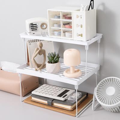 Lagerregal Badezimmer Lagerregal Küche Desktop Kosmetik Lagerregal Zusammenklappbares Unordnungsregal Lagerregal