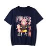 New Anime Anya Forger T-Shirt Women Fashion Harajuku T Shirt Summer Cool Short Sleeve Hip Hop Top Tee