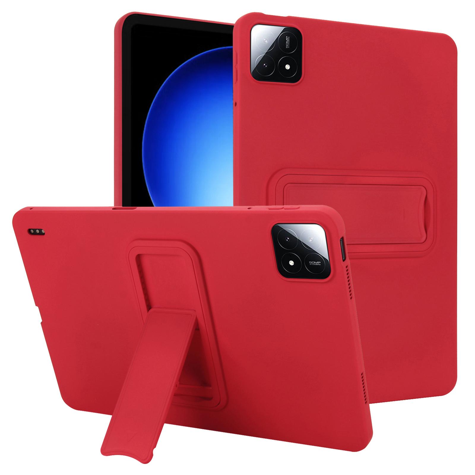

For Xiaomi Pad 6S Pro 12.4 Case TPU + PC Skin-Friendly Kickstand Tablet Cover F