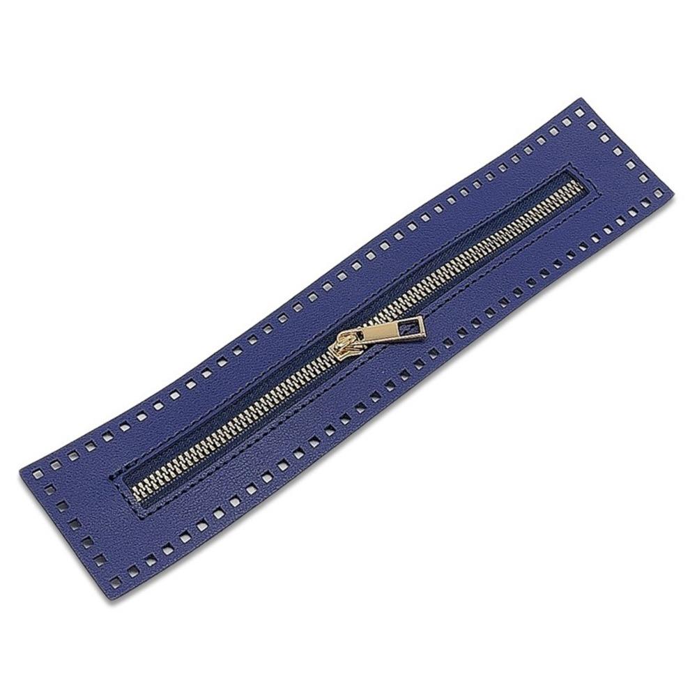 

Длинная молния 27 см Сумка для швейных принадлежностей Аксессуары для сумки из ПУ Сумка с молнией Сумка синий